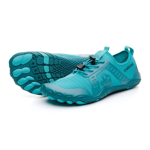Teal coloured lightweight shoes